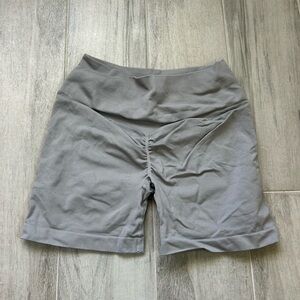 Grey gym shorts